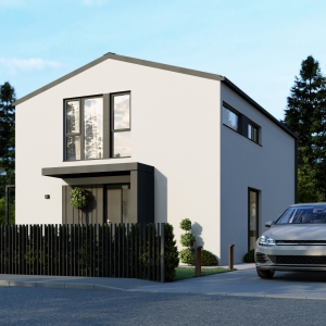 Casa Cubro M4+4 cu copertine