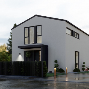 Casa Cubro M4+4 cu copertine